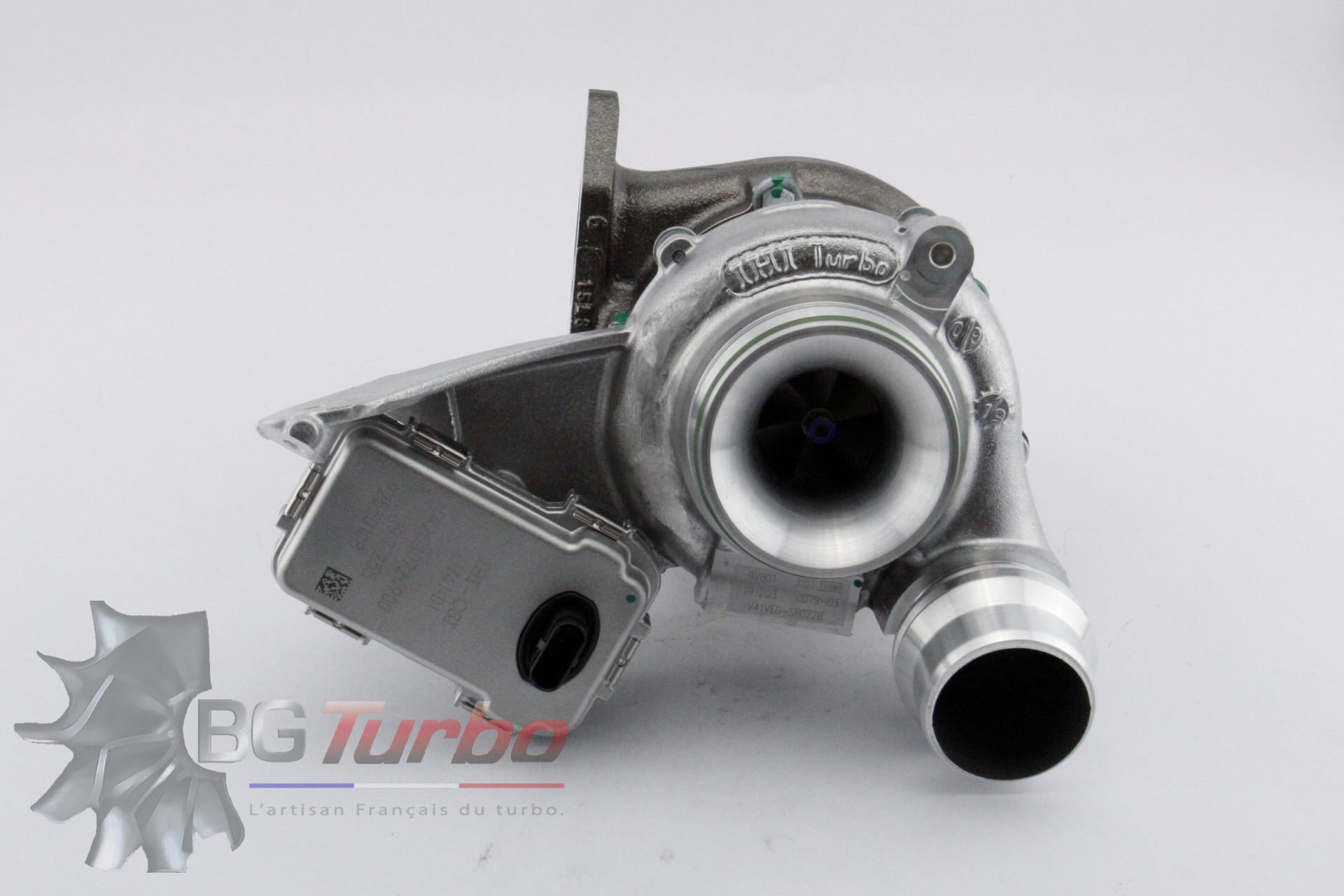 TURBO - HYBRIDE -  NEUF OE PRÉPARÉ EN FRANCE  - STAGE1 - 0 - 6+6 pales - MFS PERFORMANCE F5E8
Diamètre admission - Ind : 36,35 mm / Exd : 49 mm / Angle : 30°
